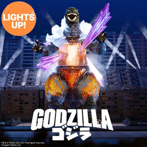 Godzilla vs Destroyah: Godzilla Final Battle (LED Light Up) - Toho ULTIMATES! Figure - Super7