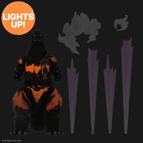 Godzilla vs Destroyah: Godzilla Final Battle (LED Light Up) - Toho ULTIMATES! Figure - Super7