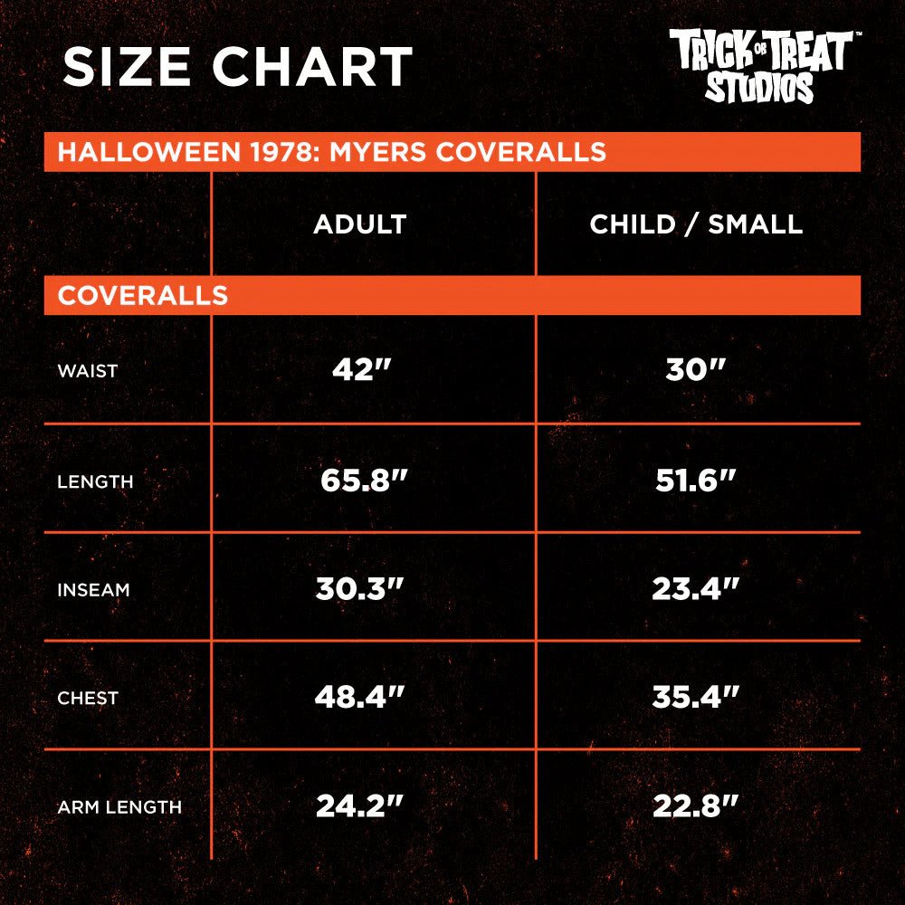Halloween (1978) - Michael Myers Child Coveralls - Trick or Treat Studios