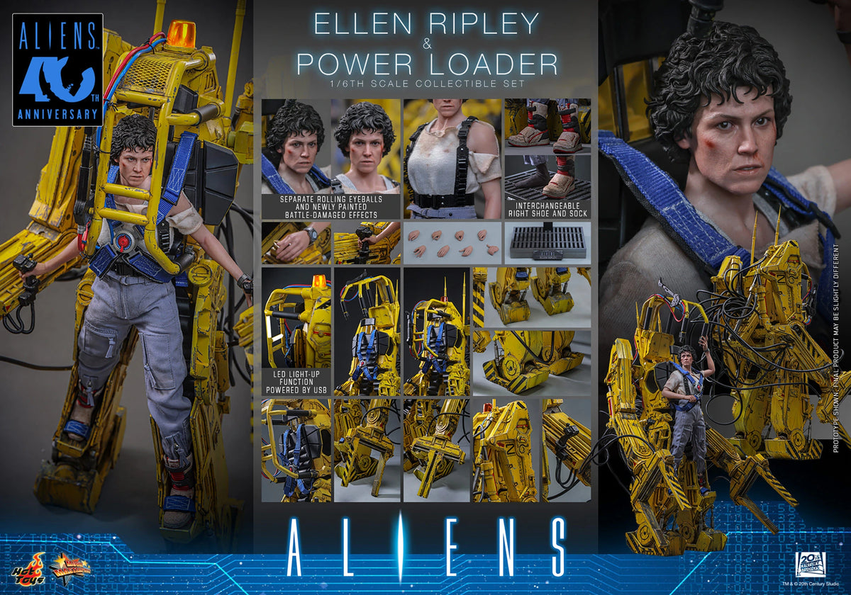 Aliens: Ellen Ripley and Power Loader - 1/6 Scale Figure Set (Pre-Order)