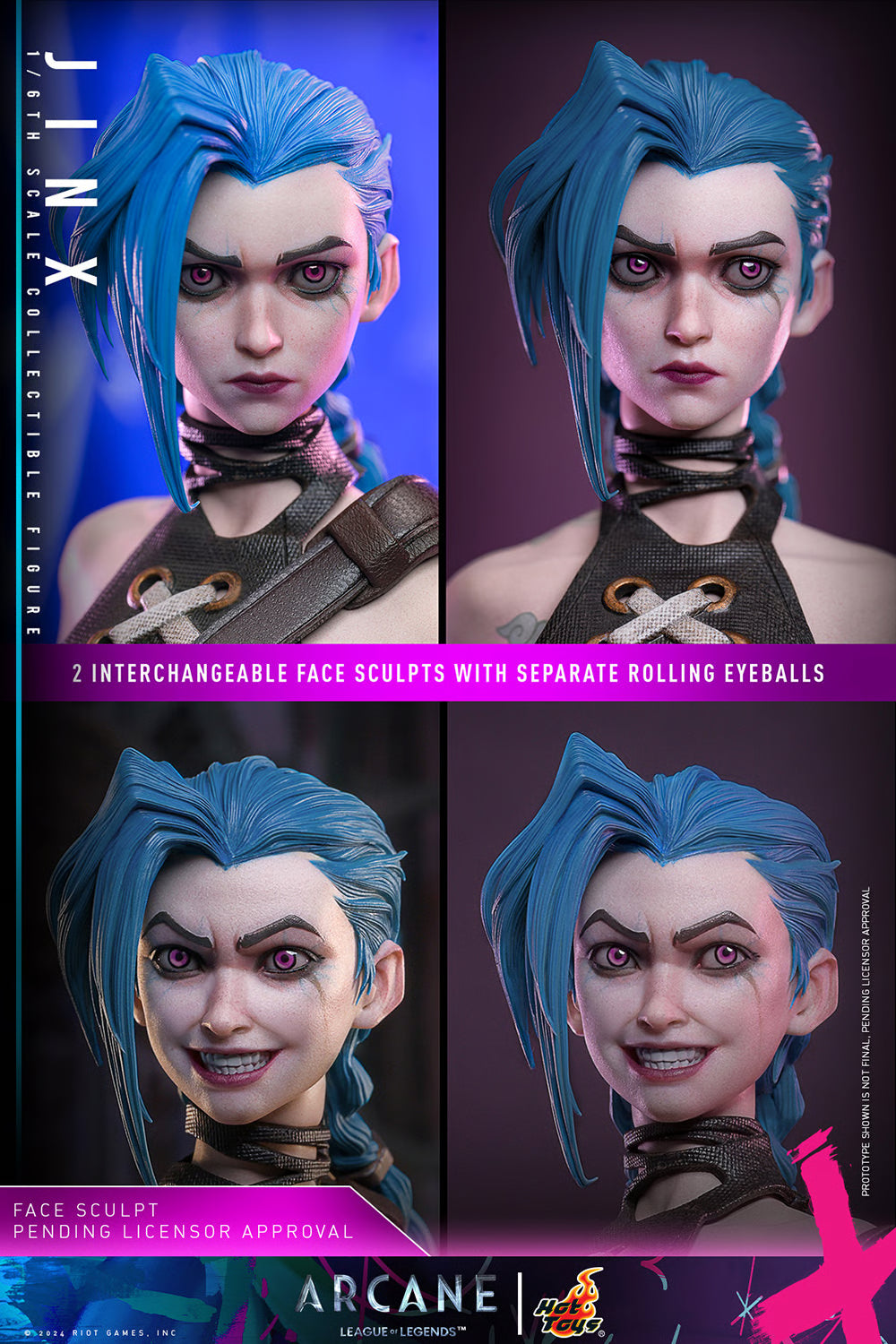 Arcane League of Legends: Jinx - 1/6 Scale Figure