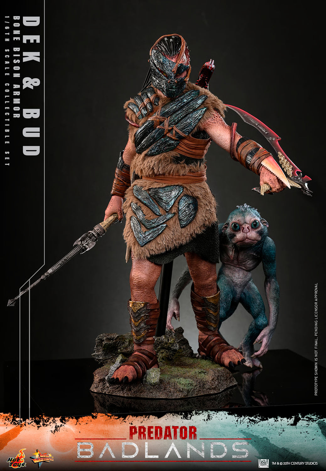 Predator: Badlands - Dek (Bone Bison Armor) and Bud - 1/6 Scale Collectible Set