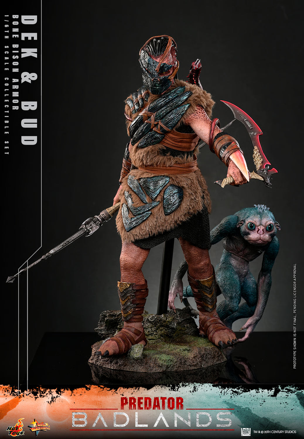 Predator: Badlands - Dek (Bone Bison Armor) and Bud - 1/6 Scale Collectible Set