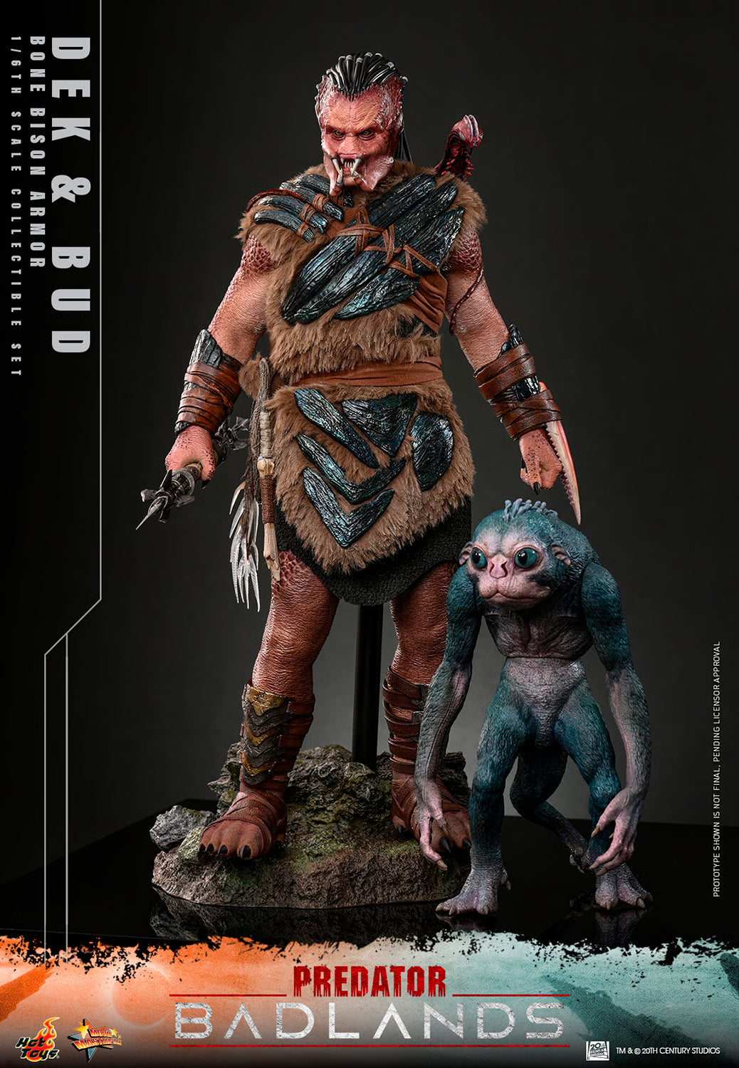 Predator: Badlands - Dek (Bone Bison Armor) and Bud - 1/6 Scale Collectible Set