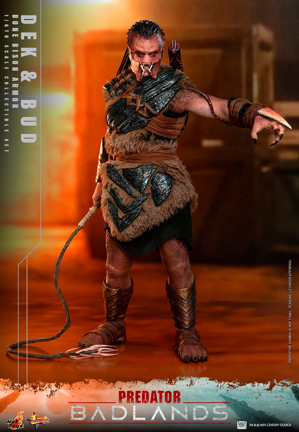 Predator: Badlands - Dek (Bone Bison Armor) and Bud - 1/6 Scale Collectible Set