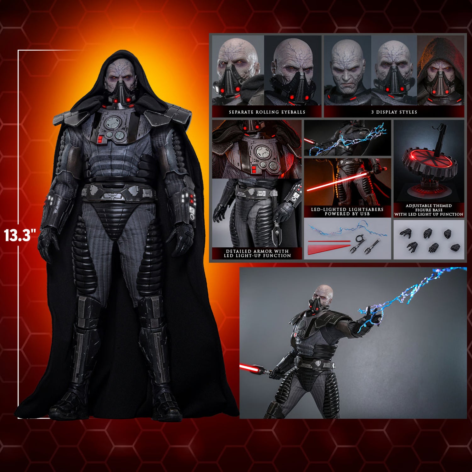 Star Wars Legends: Darth Malgus - 1/6 Scale Figure