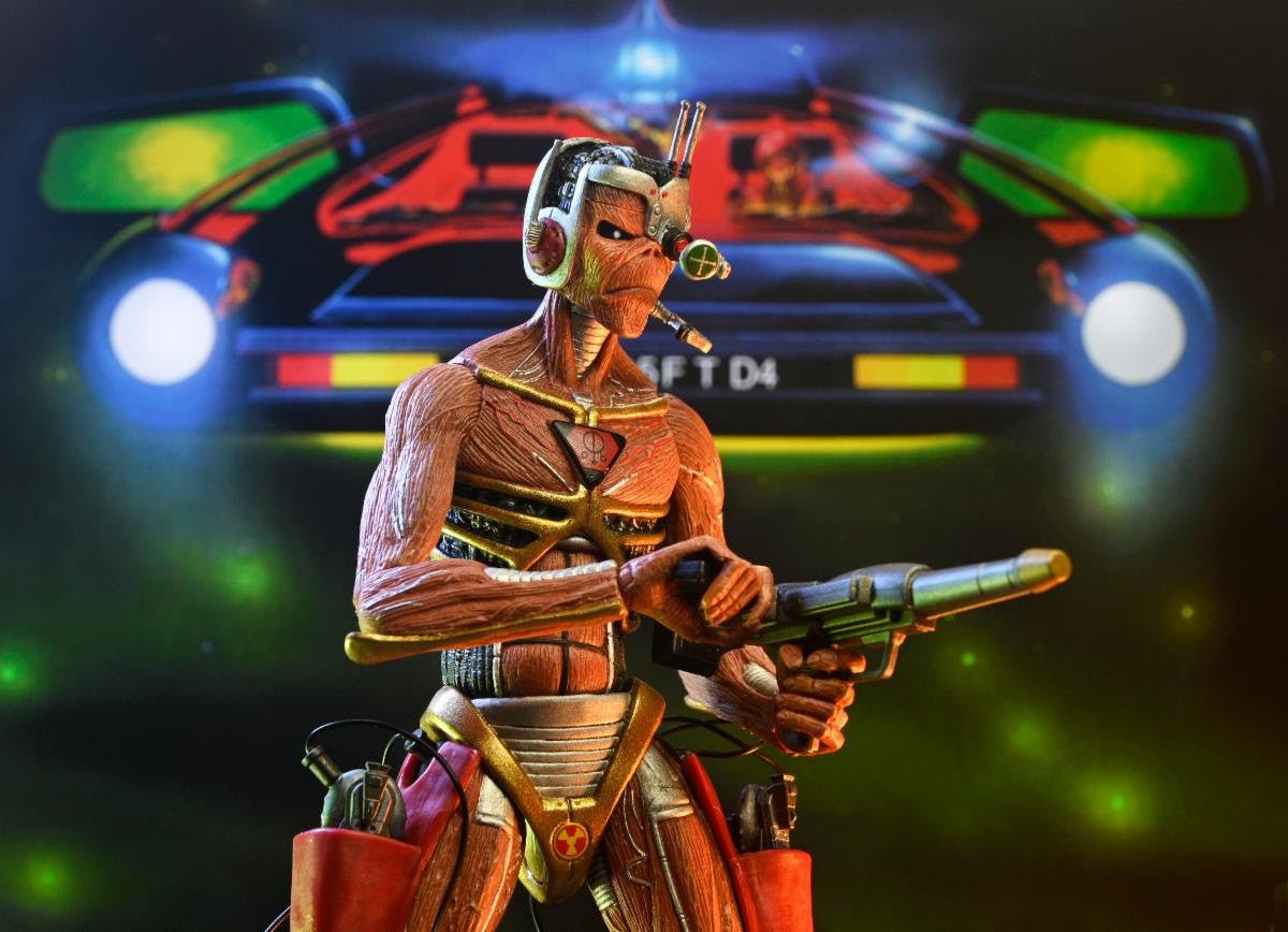 Iron Maiden: Ultimate Future Past World Tour 2 Pack (Senjutsu Eddie and Somewhere in Time Eddie) - 7" Scale Figures - NECA