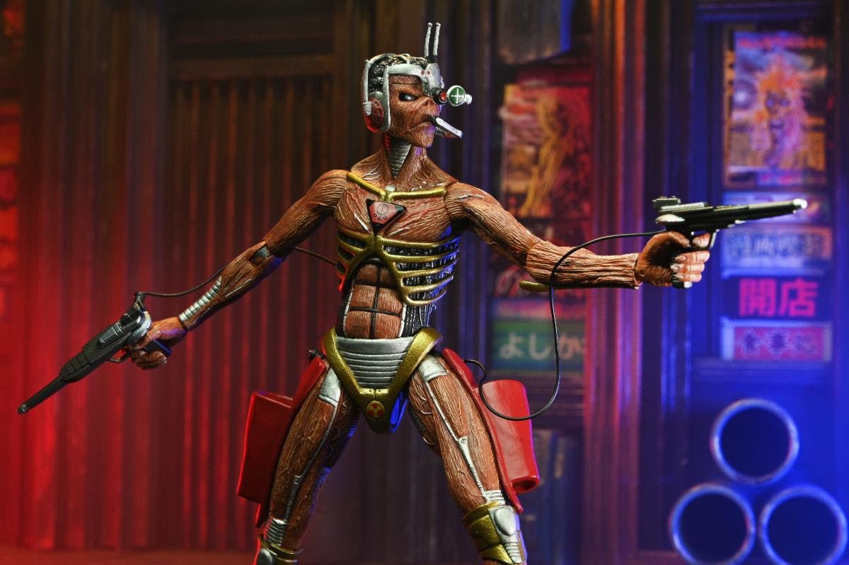 Iron Maiden: Ultimate Future Past World Tour 2 Pack (Senjutsu Eddie and Somewhere in Time Eddie) - 7" Scale Figures - NECA