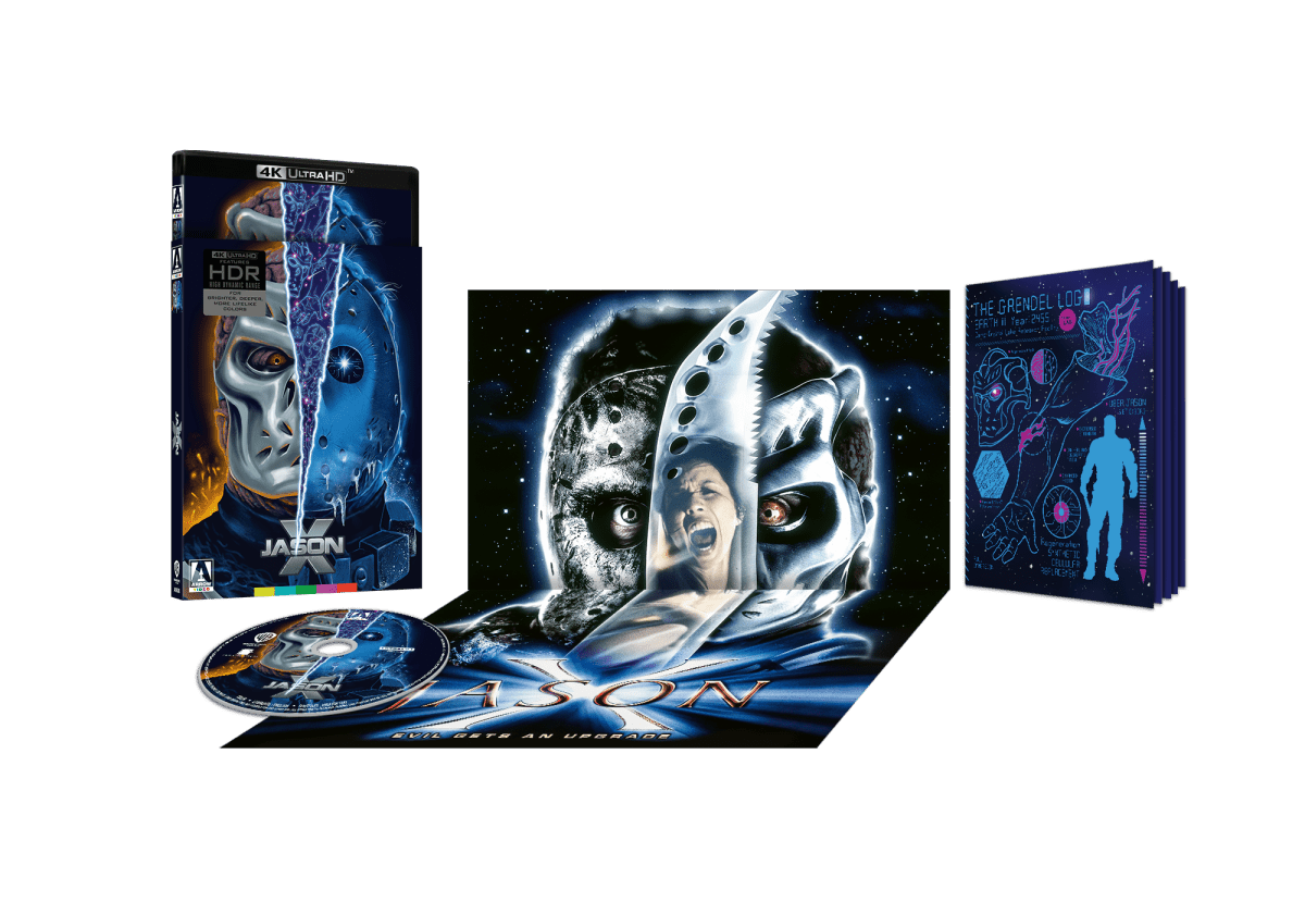 Jason X - Limited Edition 4K Blu - ray - DVD/Blu - ray/VHS