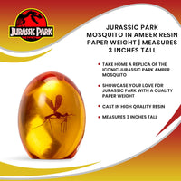 Jurassic Park - Mosquito In Amber Resin Prop Replica - Surreal Entertainment
