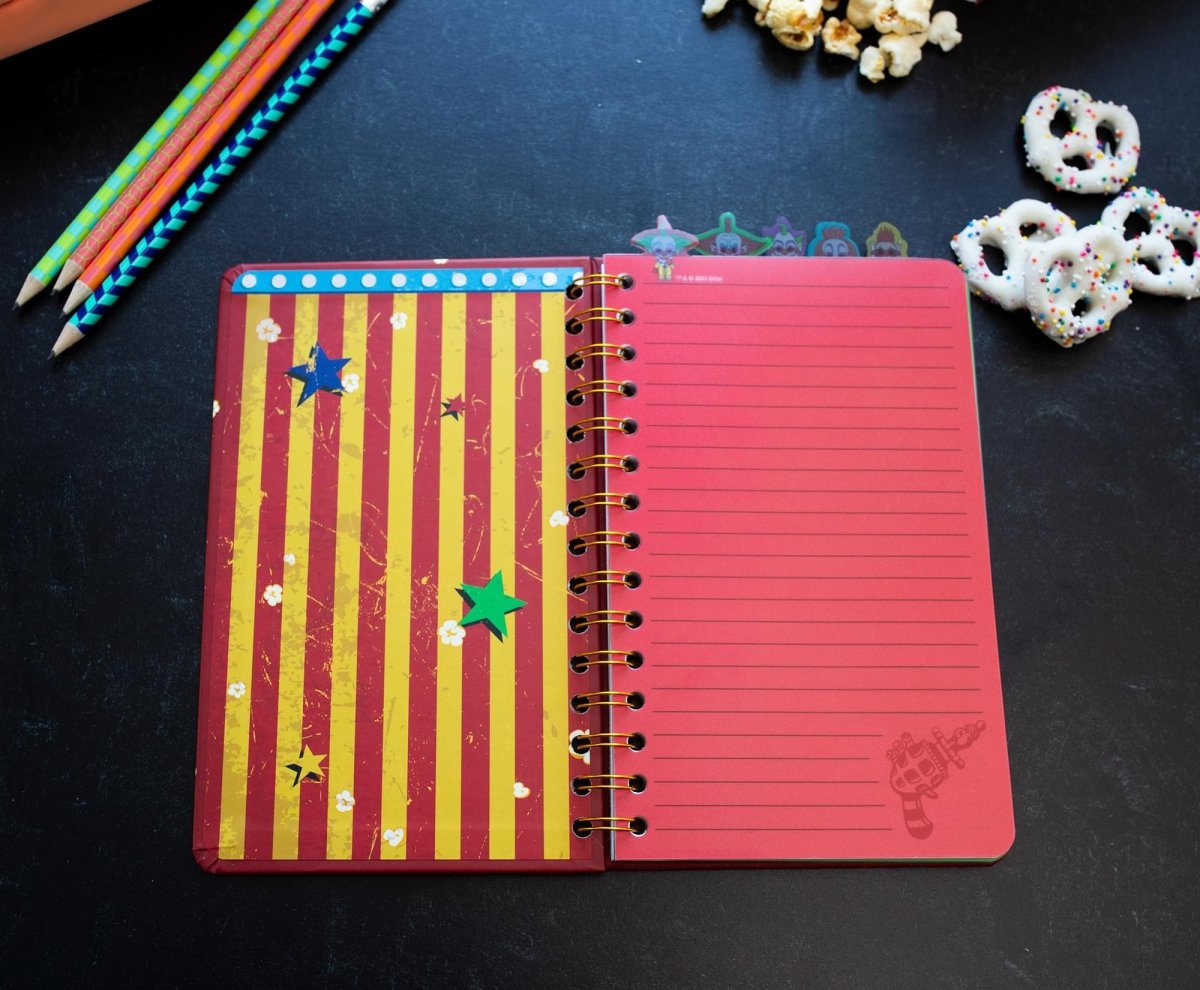 Killer Klowns from Outer Space - 5 Tab Spiral Notebook - Silver Buffalo