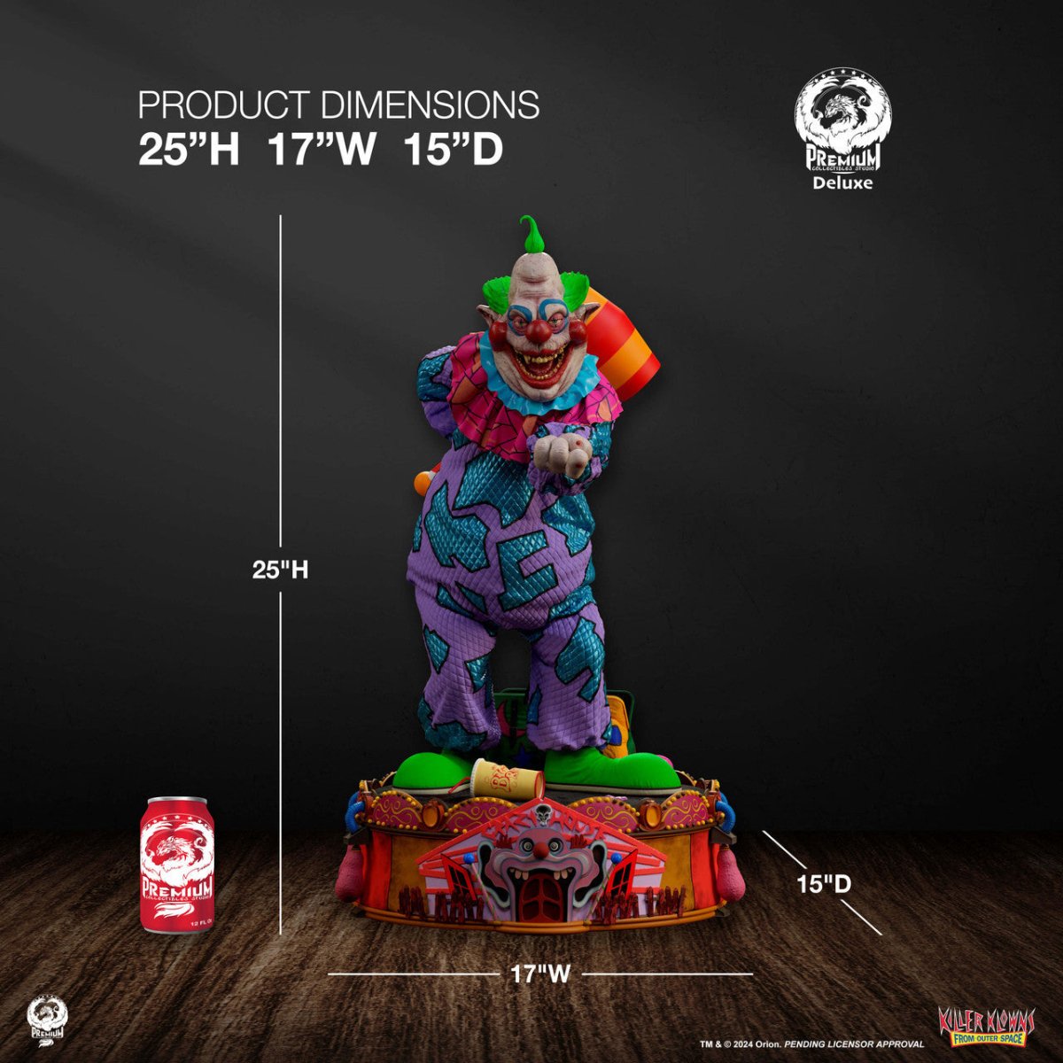 Killer Klowns from Outer Space: Jumbo - Deluxe 1/4 Scale Statue - The Last Toy Store