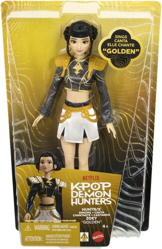 KPop Demon Hunters: Zoey - "Golden" Singing Doll - Mattel
