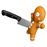 Krampus: Gingerbread Man Magnet - Trick or Treat Studios