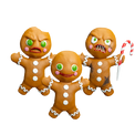 Krampus: Gingerbread Men - 3 Pack - Trick or Treat Studios
