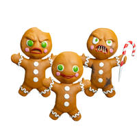 Krampus: Gingerbread Men - 3 Pack - Trick or Treat Studios