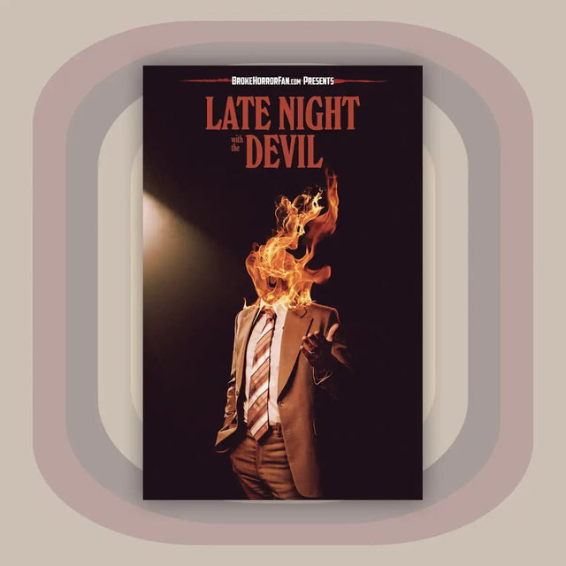 Late Night with the Devil - Book Box with Glow in the Dark VHS - DVD/Blu - ray/VHS