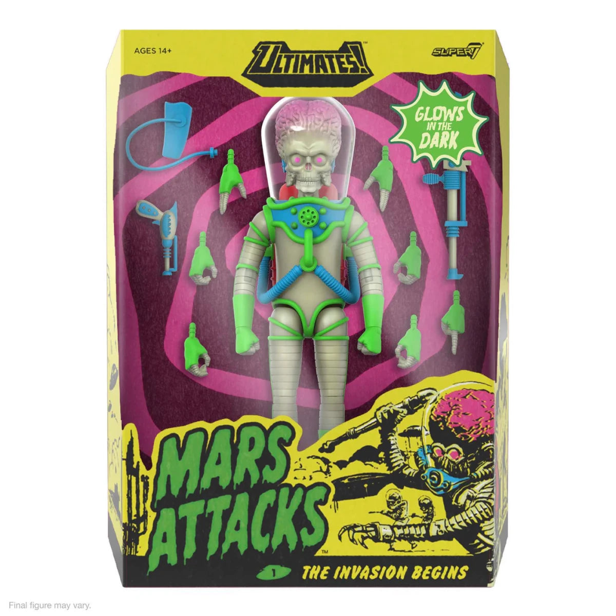 Mars Attacks!: Martian (The Invasion Begins) - Glow in the Dark ULTIMATES! - The Last Toy Store