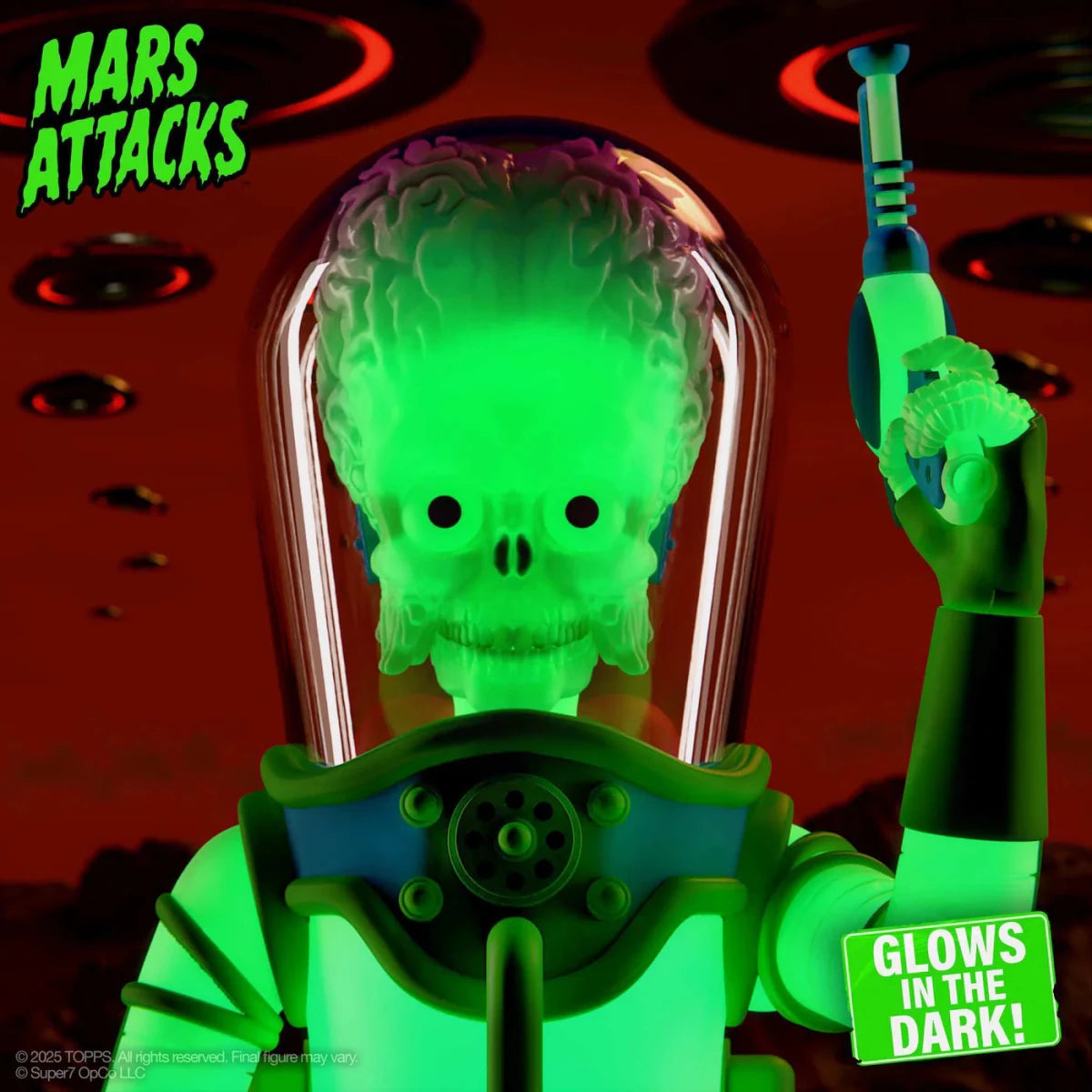 Mars Attacks!: Martian (The Invasion Begins) - Glow in the Dark ULTIMATES! - The Last Toy Store
