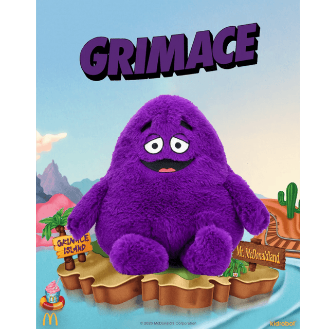 McDonald's: Grimace - Phunny Plush - Kidrobot