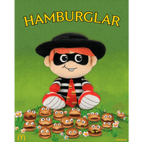 McDonald's: Hamburglar - Phunny Plush - Kidrobot