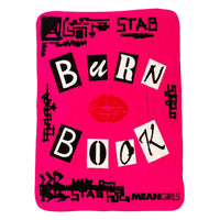 Mean Girls Burn Book - 45x60 Inch Throw Blanket - Silver Buffalo