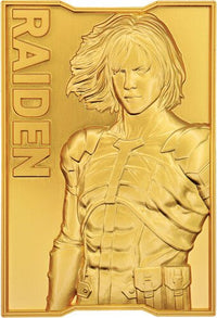 Metal Gear Solid 2 - 24K Gold Plated Raiden Ingot - Fanattik
