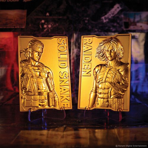 Metal Gear Solid 2 - 24K Gold Plated Raiden Ingot - Fanattik