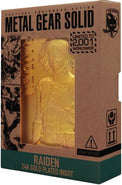 Metal Gear Solid 2 - 24K Gold Plated Raiden Ingot - Fanattik