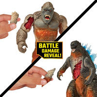 Monsterverse City: Battle Godzilla and Kong - 6" Action Figure 2 Pack - Playmates