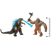 Monsterverse City: Battle Godzilla and Kong - 6" Action Figure 2 Pack - Playmates
