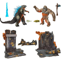 Monsterverse City: Battle Godzilla and Kong - 6" Action Figure 2 Pack - Playmates