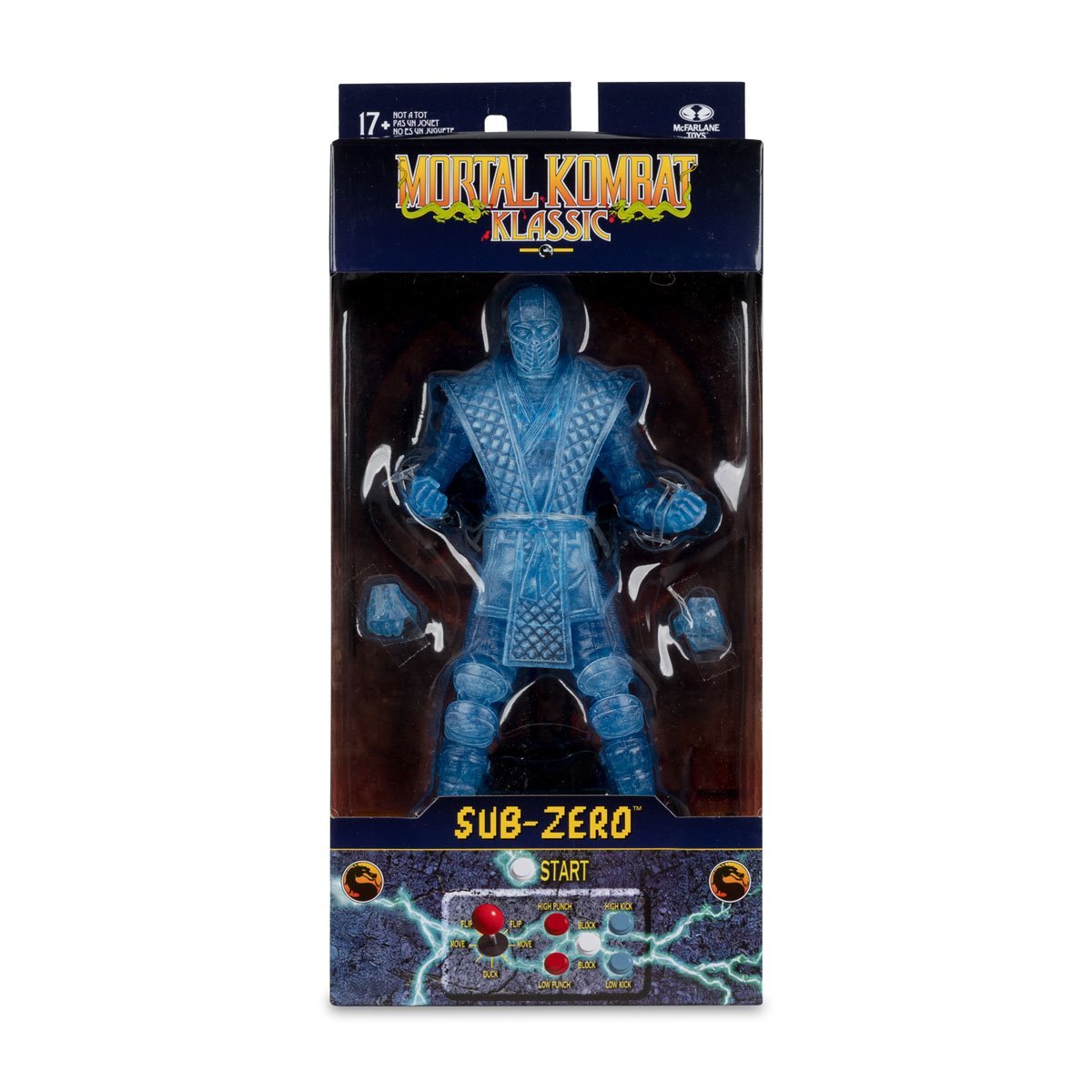 Mortal Kombat Klassic: Sub-Zero Ice Clone - 7" Figure - McFarlane Toys