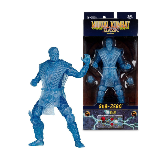Mortal Kombat Klassic: Sub-Zero Ice Clone - 7" Figure - McFarlane Toys