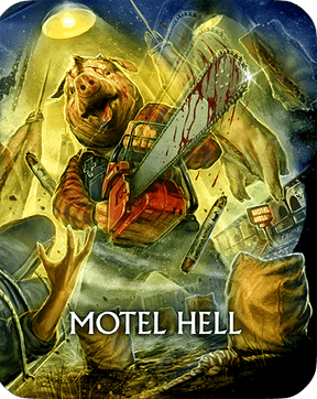 Motel Hell - Limited Edition Blu - ray Steelbook - DVD/Blu - ray/VHS