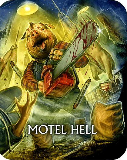 Motel Hell - Limited Edition Blu - ray Steelbook - DVD/Blu - ray/VHS