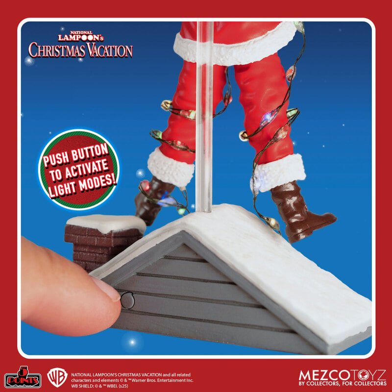National Lampoon's Christmas Vacation: Light Shock Clark Griswold - 5 Points Figure - Mezco Toyz