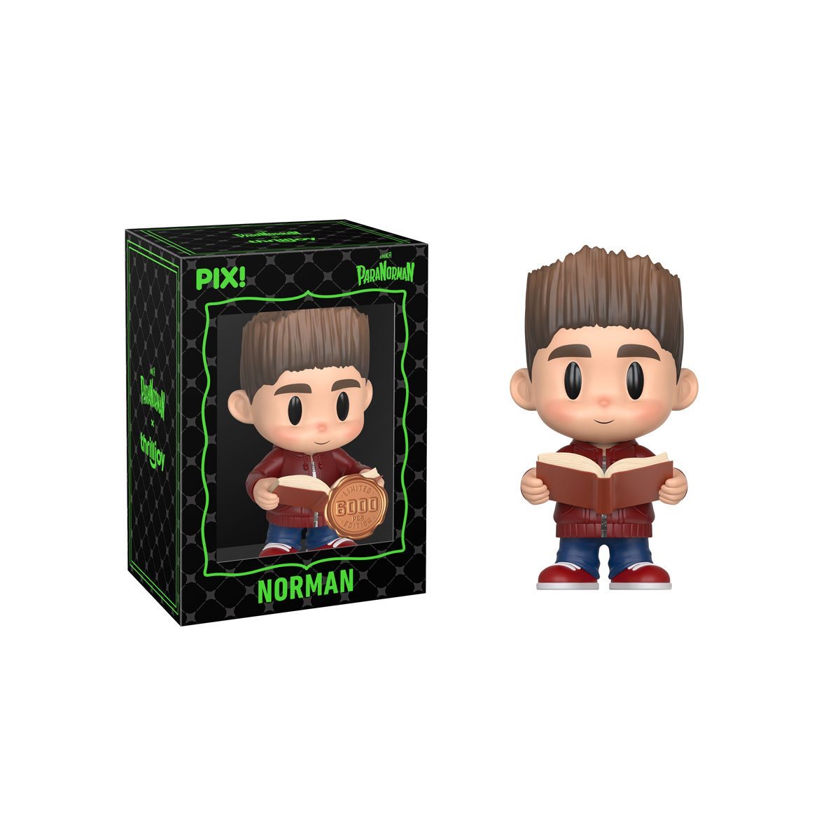 Thrilljoy - ParaNorman: Norman (Book) - PIX! Vinyl Figure (Pre-Order)