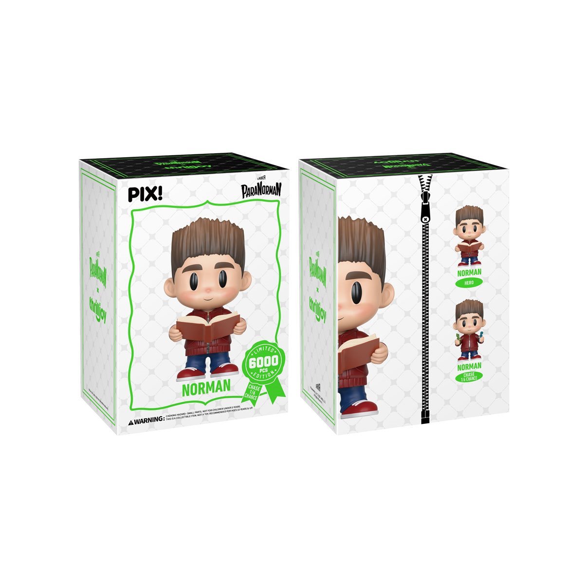 Thrilljoy - ParaNorman: Norman (Book) - PIX! Vinyl Figure (Pre-Order)