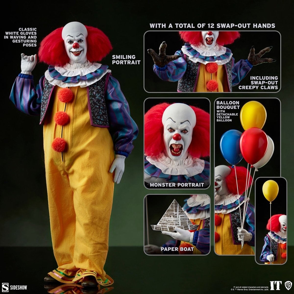 Pennywise (1990) - 1/6 Scale Figure - The Last Toy Store