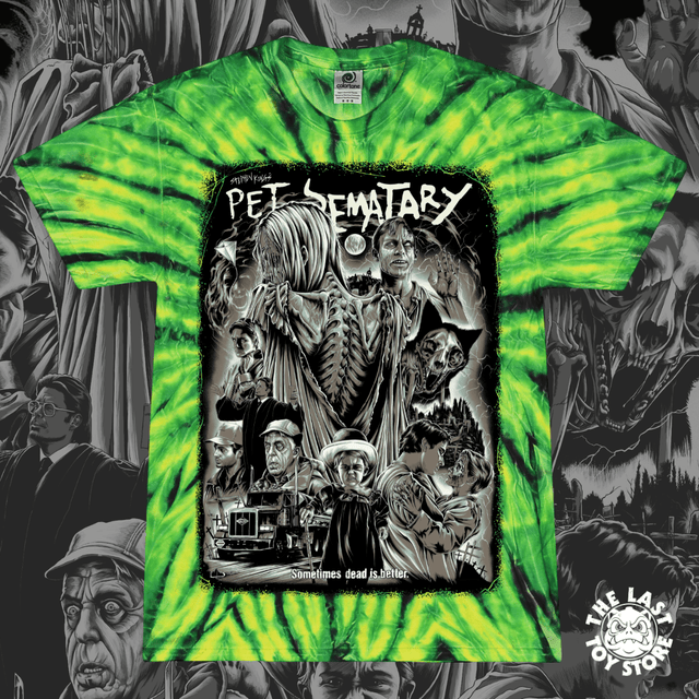 Pet Sematary - Wild Spider Tie Dye Tee (Pre-Order) - The Last Toy Store