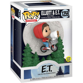 Pop! Moment: E.T. 40th Anniversary - Elliott and E.T. Flying (GITD) - Vinyl Figure - The Last Toy Store