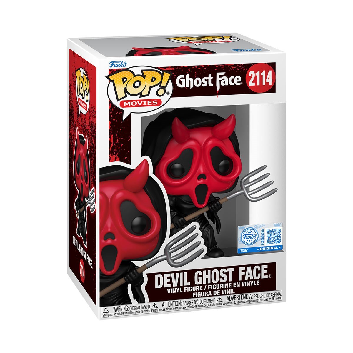 Pop! Movies: Scream - Devil Ghost Face Vinyl Figure 2114 (EE Exclusive) - Funko