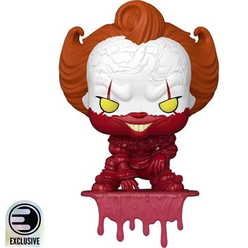 Pop! TV: IT Welcome to Derry - Shelf Sitter Bloody Pennywise EE Exclusive - Vinyl Figure 1866 - Funko