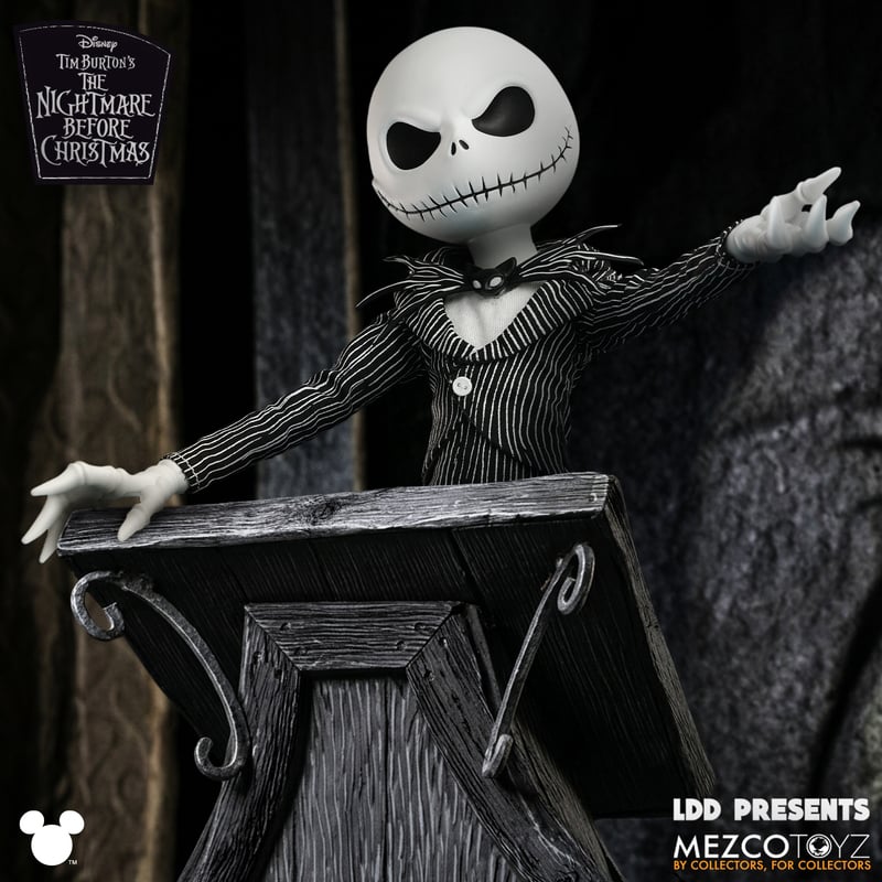 Mezco Toyz - (Pre-Order) LDD Presents: The Nightmare Before Christmas - Jack Skellington - 10" Living Dead Doll