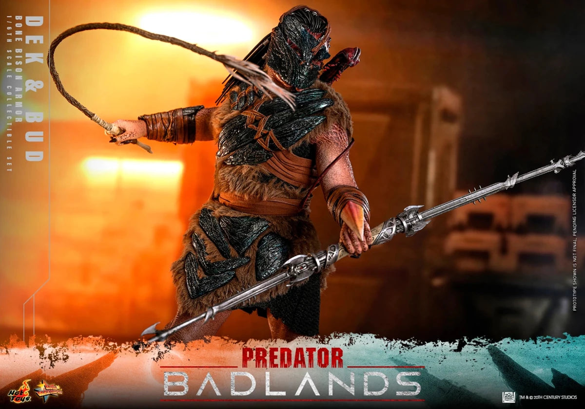Predator: Badlands - Dek (Bone Bison Armor) and Bud - 1/6 Scale Collectible Set - Hot Toys