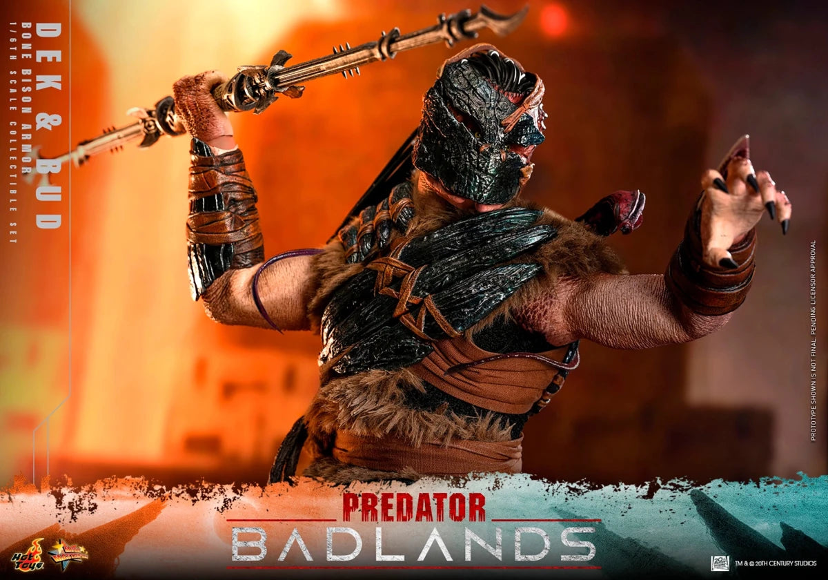Predator: Badlands - Dek (Bone Bison Armor) and Bud - 1/6 Scale Collectible Set - Hot Toys