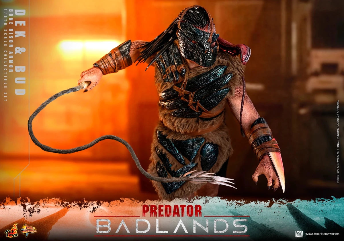 Predator: Badlands - Dek (Bone Bison Armor) and Bud - 1/6 Scale Collectible Set - Hot Toys