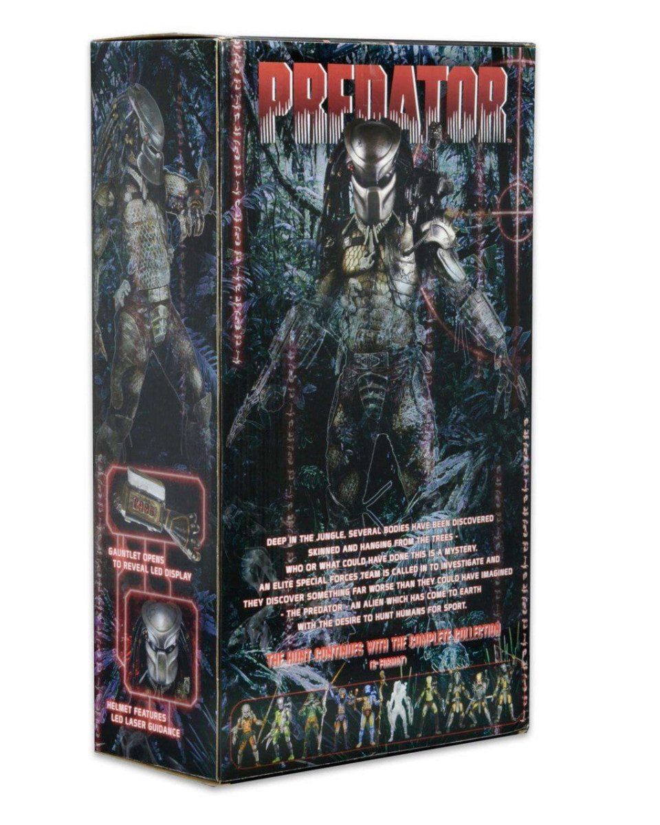 「1/4 ジャングルハンター・プレデター with LEDライト」ネカ 再生産/パッケージダメージあり】PREDATOR/ ジャングルハンター