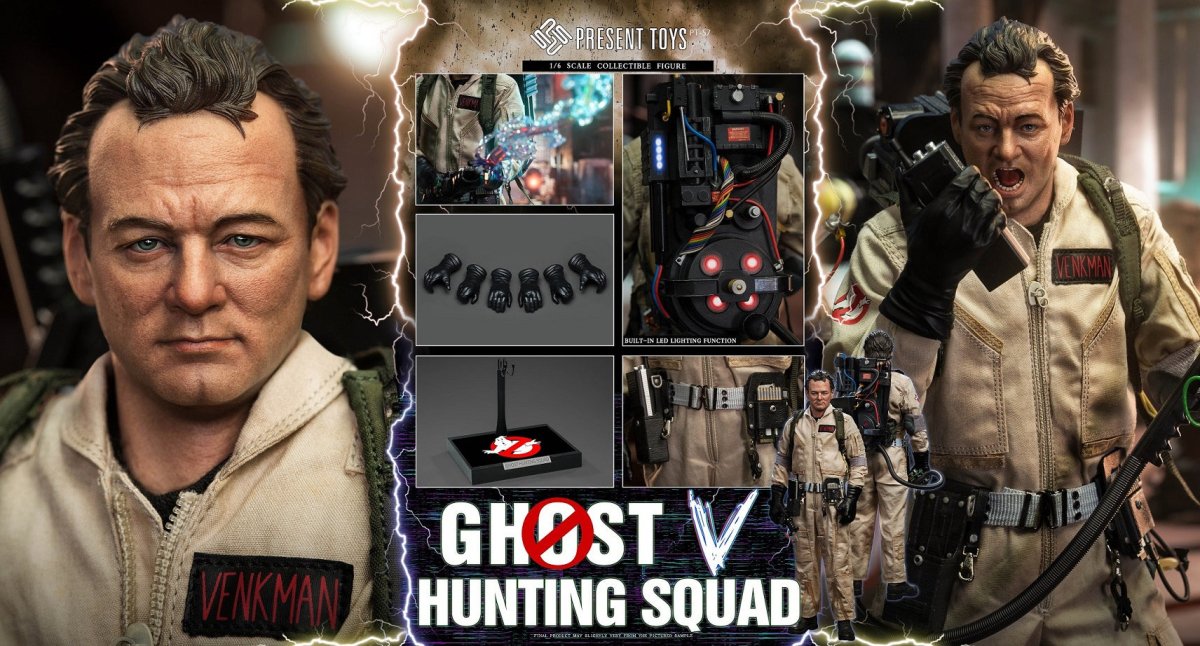 Present Toys: Venkman Ghost Hunting Squad - 1/6 Scale Figure - Present Toys